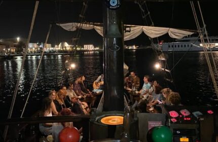 Rhodes Sailing Night Tour with Greek Live Music